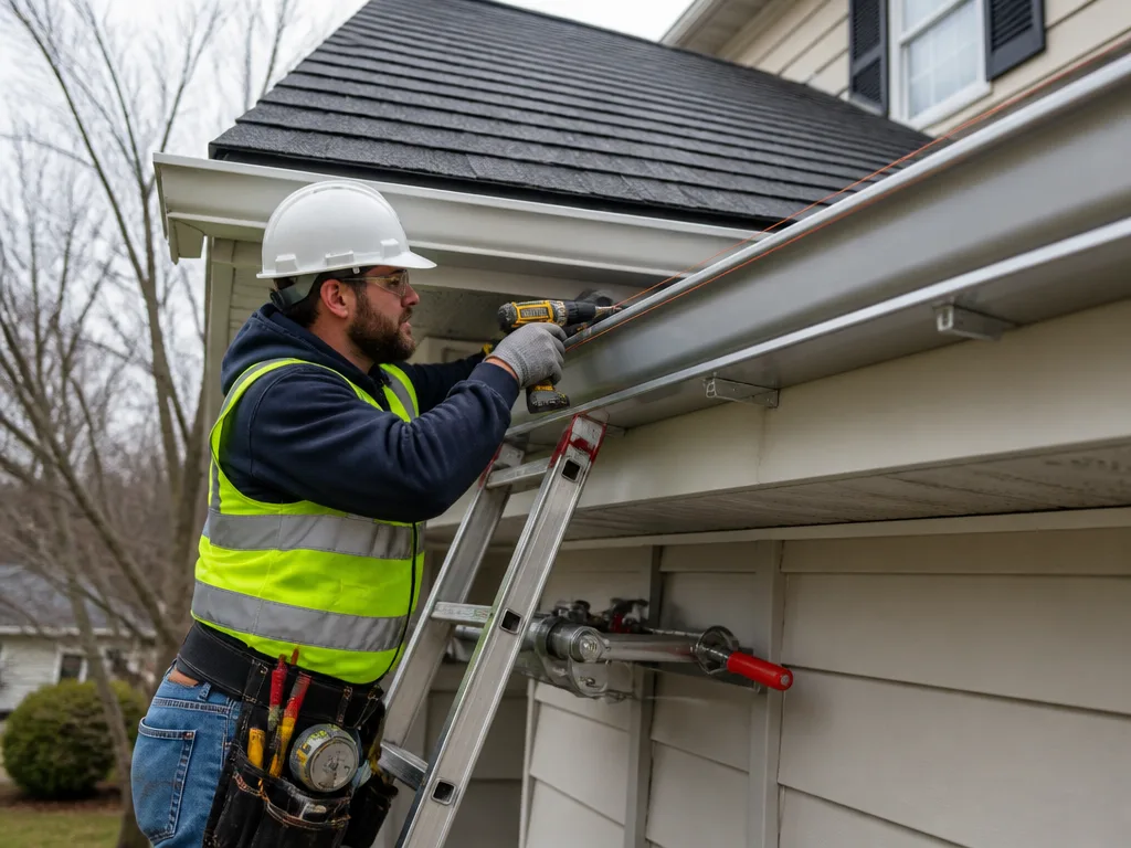 Aluminum Gutter Installation