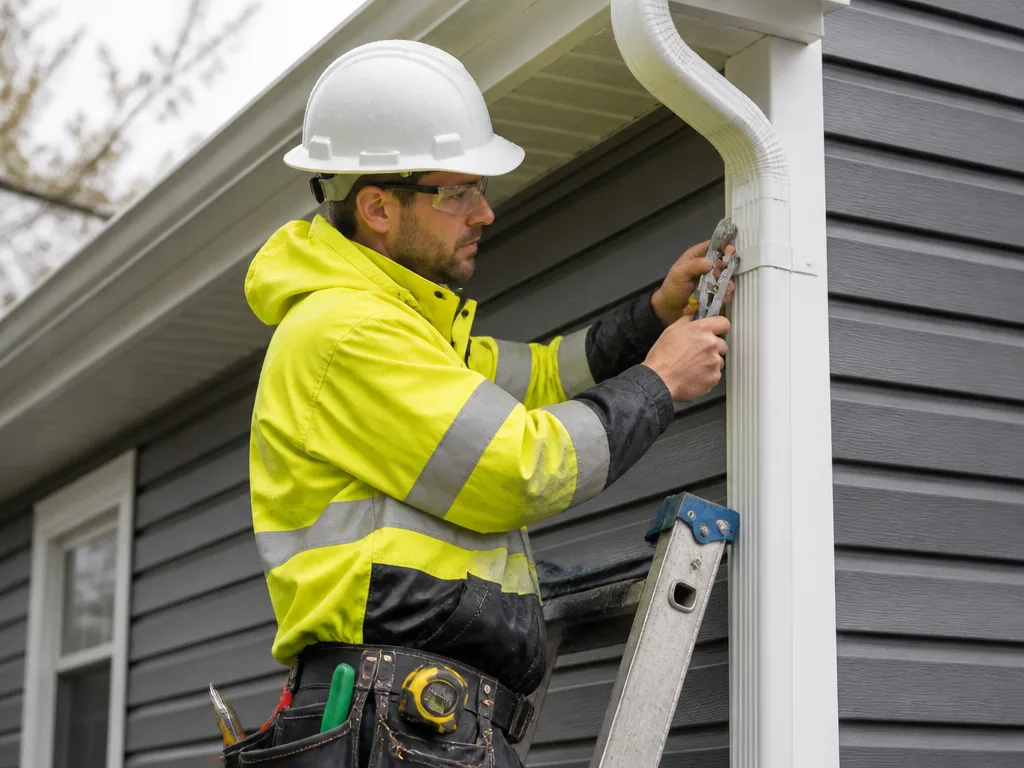 Downspout Installation