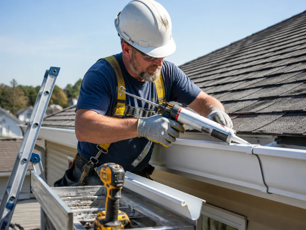 Vinyl Gutter Installation